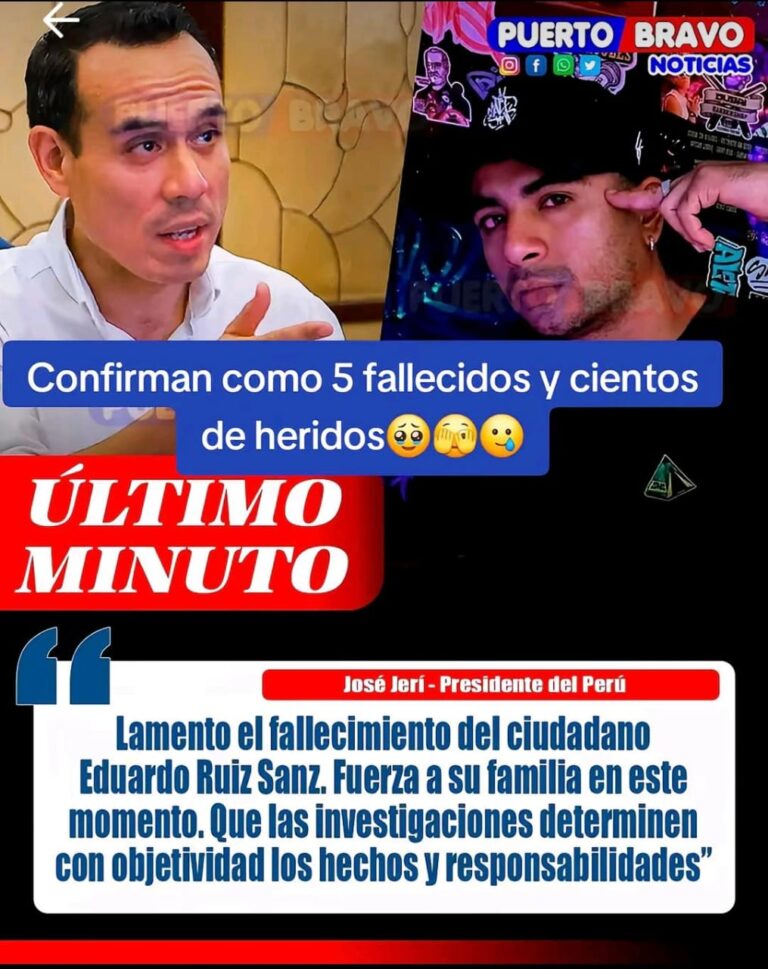Fallecimiento en Paro Nacional en Perú