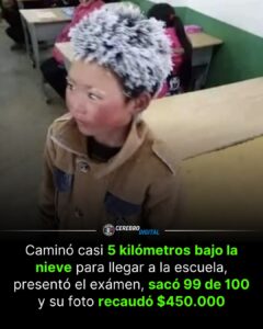 El niño que caminó 5 kilómetros bajo la nieve