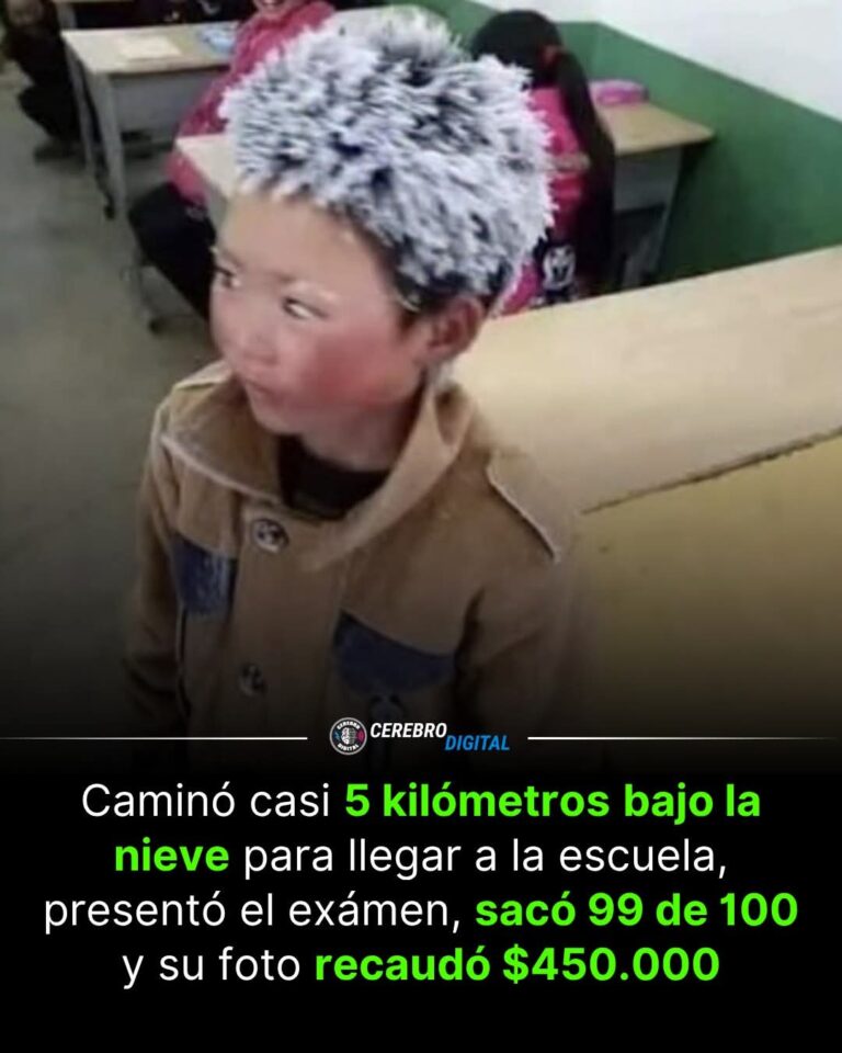 El niño que caminó 5 kilómetros bajo la nieve