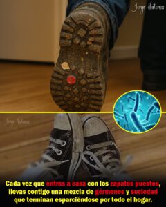 Lo que arrastras a tu hogar sin saberlo: la contaminación oculta en tus zapatos