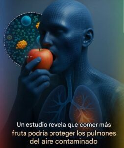 "Estudio revela que un mayor consumo de fruta mejora la función pulmonar en ambientes contaminados"