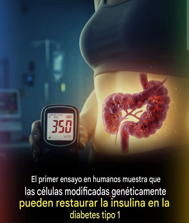 “Primer Trasplante de Células Genéticamente Editadas que Elimina la Insulina en Diabetes Tipo 1”