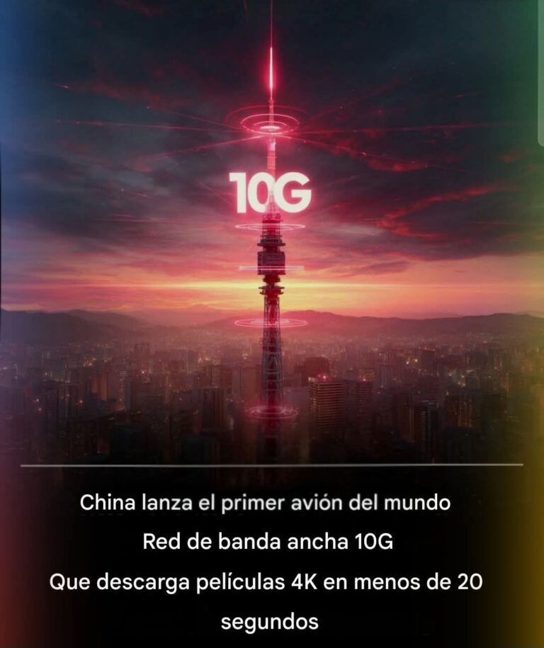 China enciende la era del 10G: la primera red de banda ancha ultrarrápida del mundo ya es real