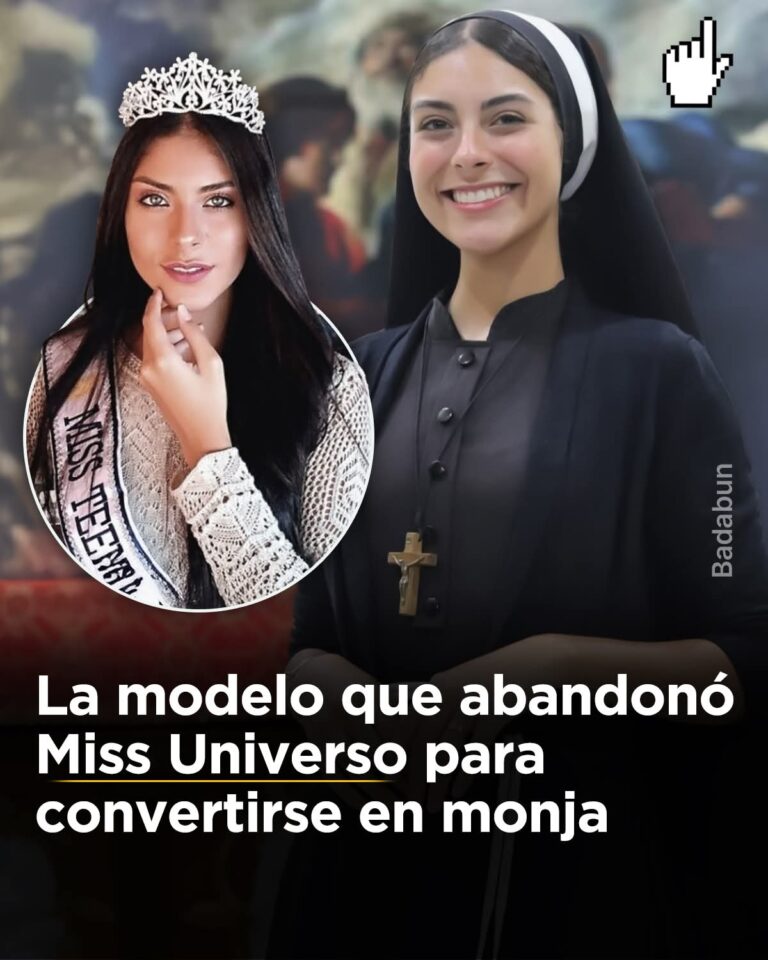 La modelo que abandonó miss universo para convertirse en monja