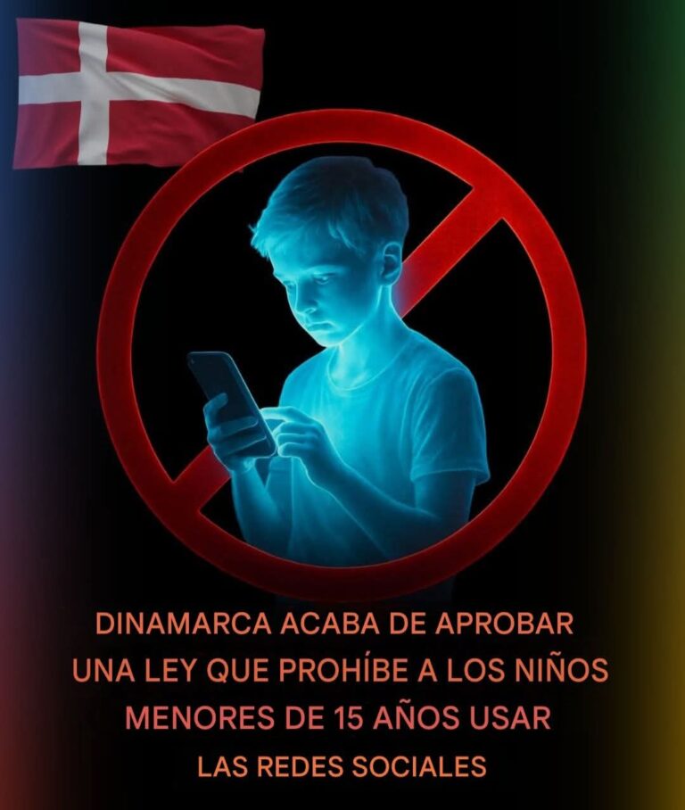 🔒 Dinamarca dice “no” a las redes sociales antes de los 15: ¿protección infantil o control excesivo?