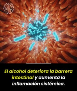 El alcohol y el intestino: cómo rompe la barrera intestinal y dispara la inflamación en todo el cuerpo