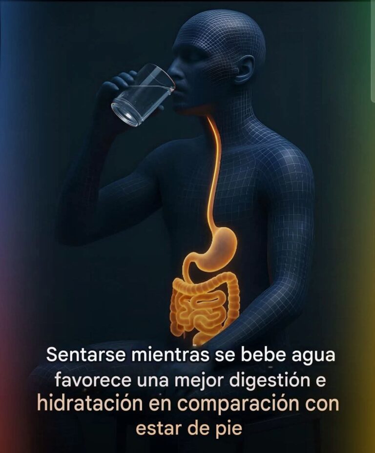 ¿Sentado o de pie? La forma en que bebes agua también importa