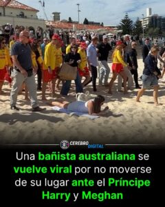 Cuando la fama no importa: la mujer que ignoró a Prince Harry y Meghan Markle en plena playa